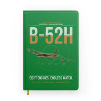 Thumbnail for B-52H Stratofortress design on green notebook