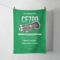 Thumbnail for CF700 design on green towel