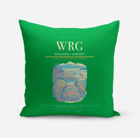 Thumbnail for Wrangell Airport (WRG) design on green pillow