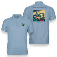 Thumbnail for VINTAGE G4359 - The Whiteout Hold - Double-Side Polo T-Shirt design on lightblue