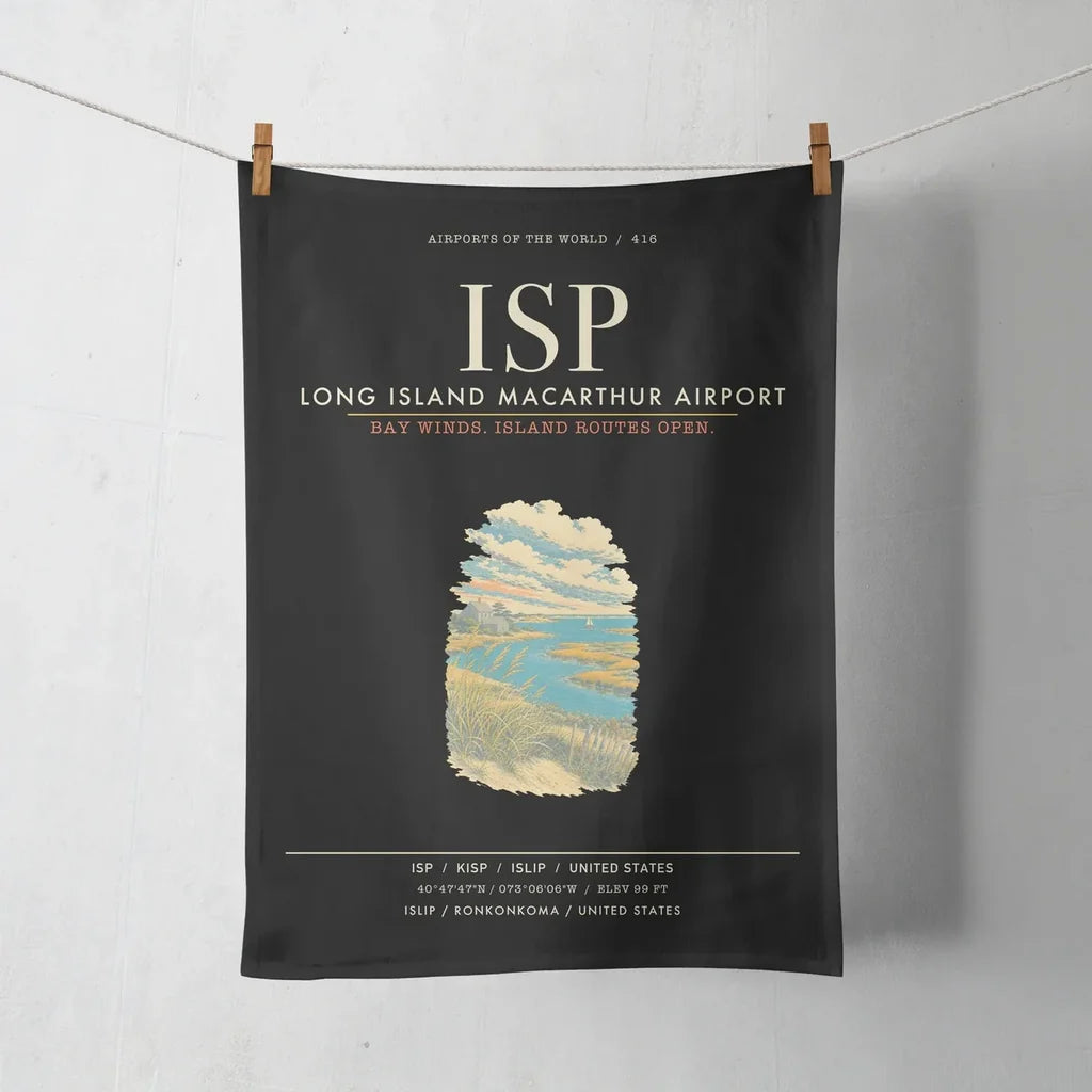 Long Island MacArthur Airport ISP - Black