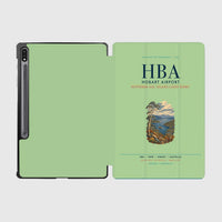 Thumbnail for Hobart Airport (HBA) design on light green samsung tablet tablet case