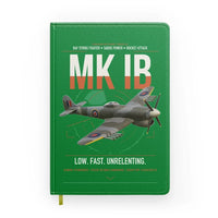 Thumbnail for Hawker Typhoon Mk IB design on green notebook