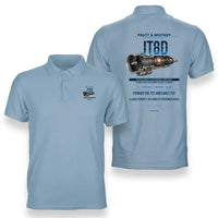 Thumbnail for JT8D design on light blue polo