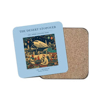 Thumbnail for The Desert Stopover - Designed Coasters design on light blue 1-piece