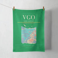 Thumbnail for Vigo Airport (VGO) design on green towel