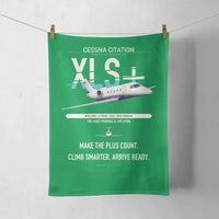 Thumbnail for Cessna Citation XLSPlus design on green towel