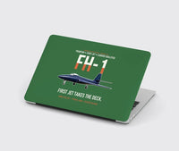 Thumbnail for FH-1 Phantom First Jet Takes the Deck design on green MacBook case