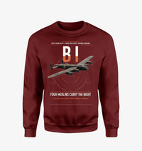 Thumbnail for Avro Lancaster B I design on wine red sweatshirt