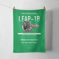 Thumbnail for CFM LEAP-1B design on green towel