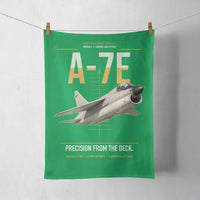 Thumbnail for A-7E Corsair II design on green towel