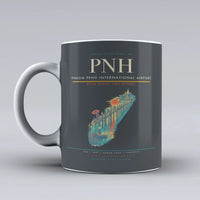Thumbnail for Penh International Airport PNH Mug design on gray phnom