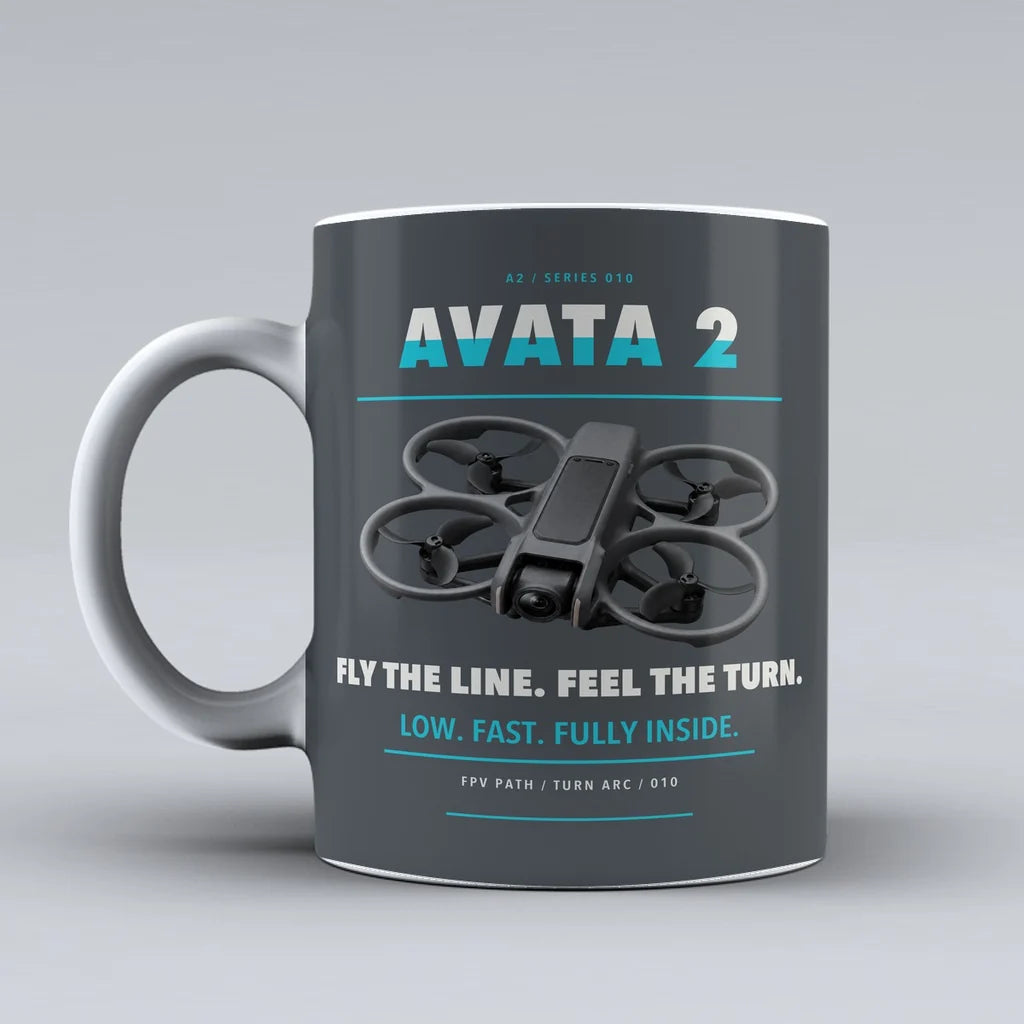 Avata 2 Mug design on gray dji