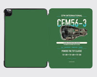 Thumbnail for CFM56-3 design on green ipad tablet case