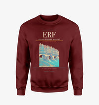 Thumbnail for Erfurt-Weimar Airport (ERF) design on wine red sweatshirt