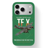 Thumbnail for Bristol Beaufighter TF X design on green magsafe iphone case, for iPhone 17 Pro