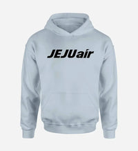 Thumbnail for Jeju Air logo printed on light blue hoodie