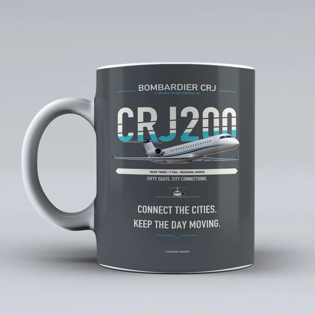 Mug design on gray crj200