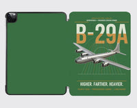 Thumbnail for B-29A Superfortress design on green ipad tablet case