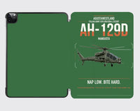 Thumbnail for AgustaWestland AH-129D Mangusta design on green ipad tablet case