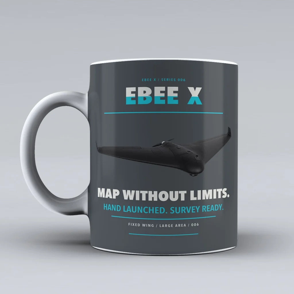 eBee X Mug design on gray ageagle