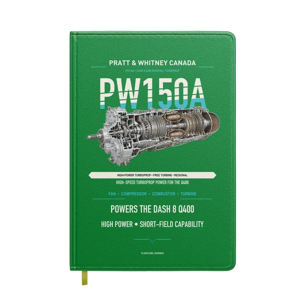 PW150A design on green notebook