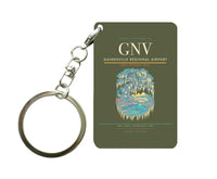 Thumbnail for Gainesville Regional Airport (GNV) design on green army key chain