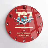 Thumbnail for Boeing 737-800 NG design on red no frame wall clock