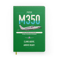 Thumbnail for Piper M350 design on green notebook