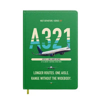 Thumbnail for Airbus A321LR design on green notebook