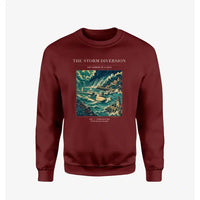 Thumbnail for VINTAGE G4074 - The Storm Diversion - Designed Sweatshirts design on winered