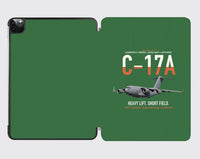 Thumbnail for C-17A Globemaster III design on green ipad tablet case