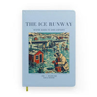 Thumbnail for VINTAGE G4041 - The Ice Runway - Designed Notebooks design on lightblue
