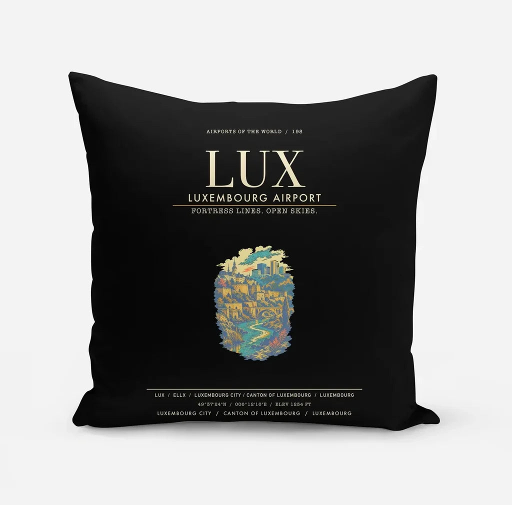 Luxembourg Airport LUX - Black