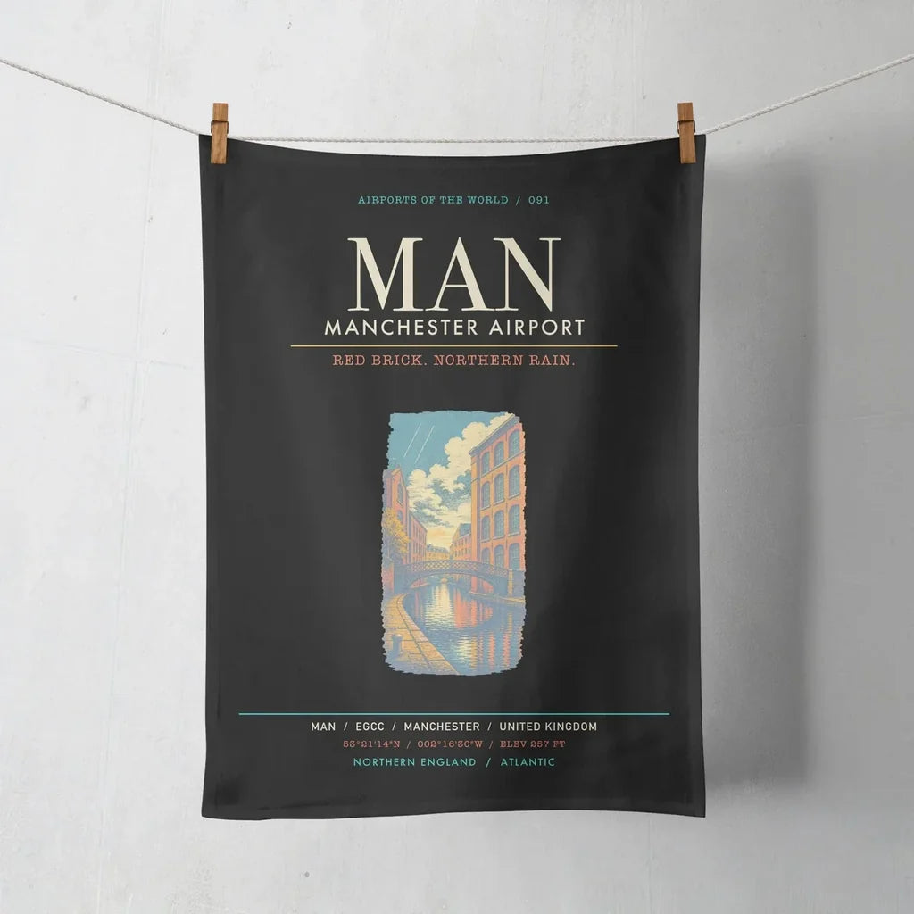 Manchester Airport MAN - Black