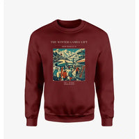Thumbnail for VINTAGE G4130 - The Winter Games Lift - Designed Sweatshirts design on winered