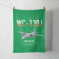 Thumbnail for WC-130J Hurricane Hunter design on green towel