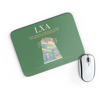 Thumbnail for Lhasa Gonggar International Airport (LXA) design on green rectangle mouse pad