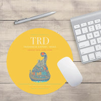Thumbnail for Trondheim Airport Vrnes TRD Mouse-Pad Round - Yellow