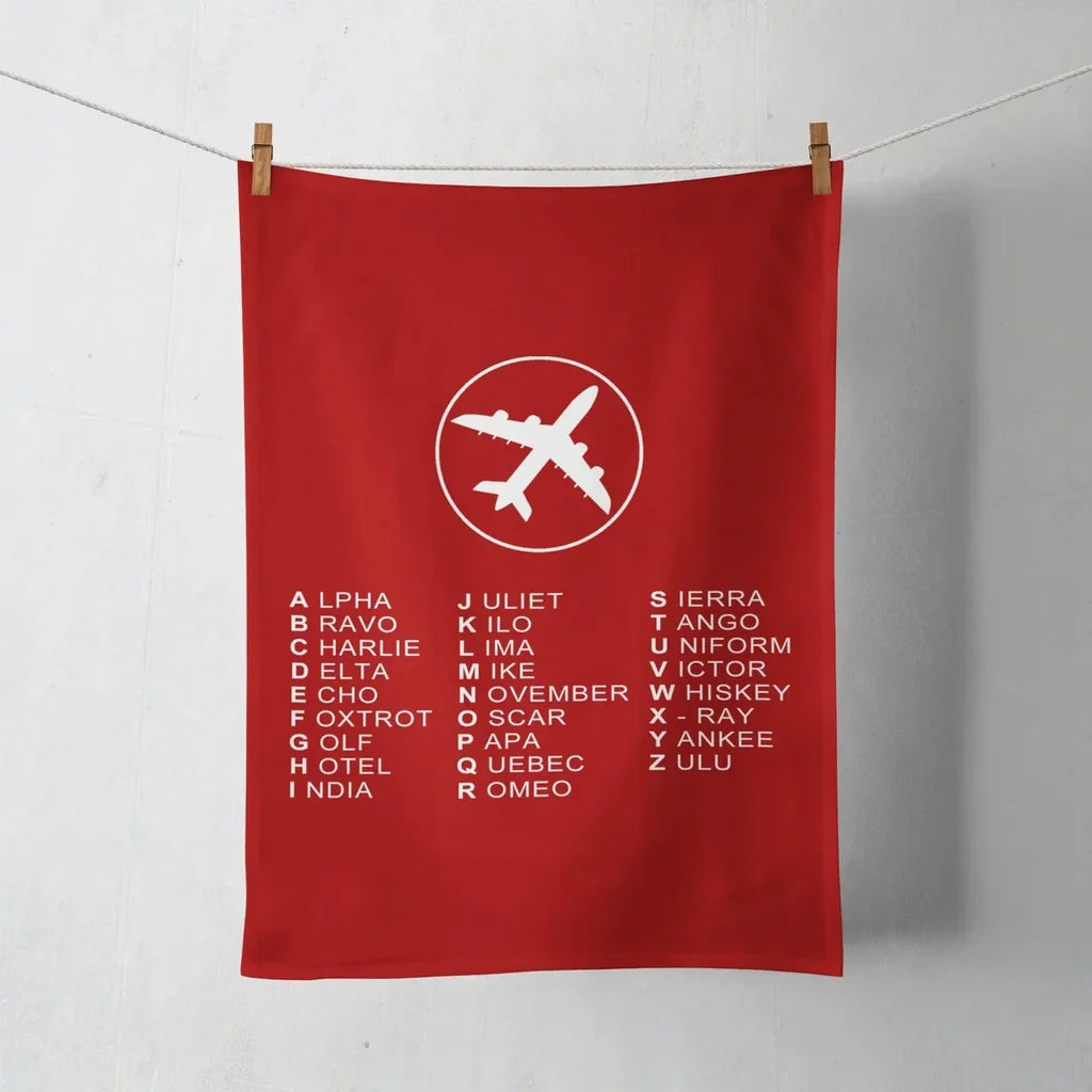 Aviation Alphabet Towel - view 8