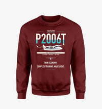 Thumbnail for Tecnam P2006T design on wine red sweatshirt