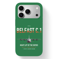 Thumbnail for Short Belfast C.1 design on green magsafe iphone case, for iPhone 17 Pro