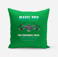 Thumbnail for DJI Mavic Pro design on green pillow