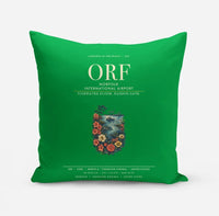 Thumbnail for Norfolk International Airport (ORF) design on green pillow