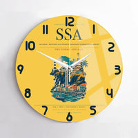 Thumbnail for Salvador - Deputado Luis Eduardo Magalhaes International Airport SSA Wall-Clock No-Frame - Yellow