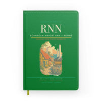 Thumbnail for Bornholm Airport (RNN) design on green notebook