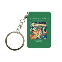 Thumbnail for VINTAGE G4225 - The Tropical Stopover - Designed Key Chain design on green