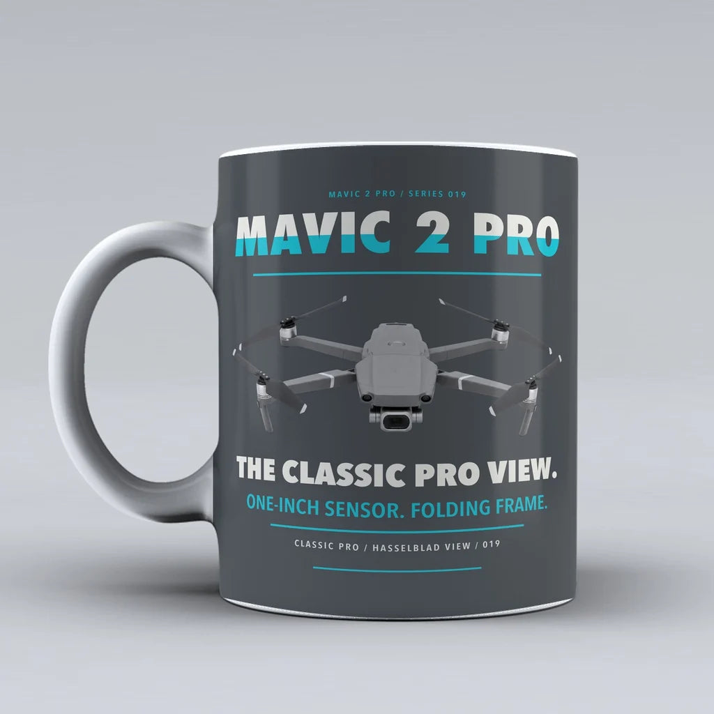 Mavic 2 Pro Mug design on gray dji