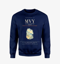 Thumbnail for Martha's Vineyard Airport MVY Sweatshirt - Navy Blue