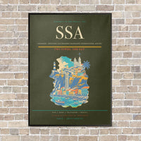 Thumbnail for Salvador - Deputado Luis Eduardo Magalhaes International Airport SSA - Canvas Framed - Green Army
